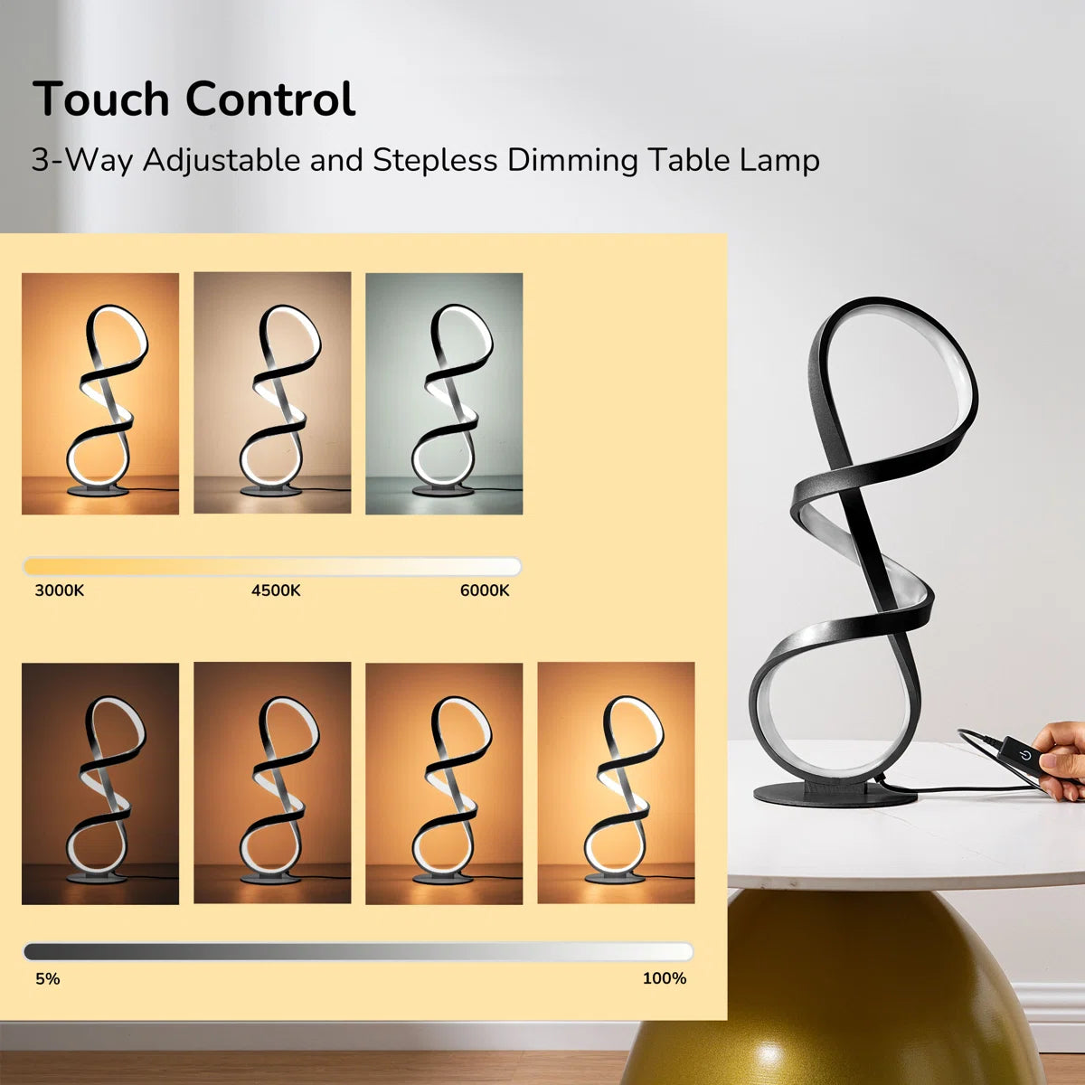 Brecklyn Metal Novelty Lamp